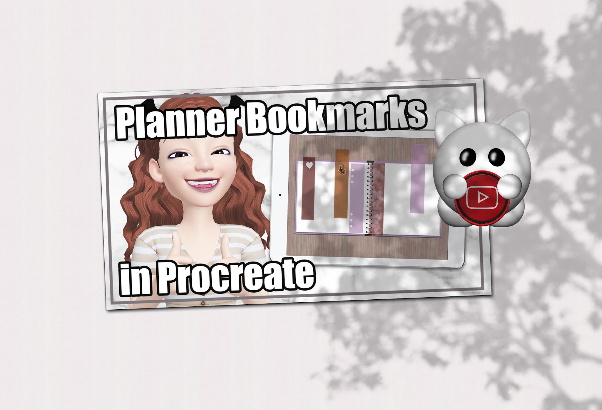 Planner Bookmarks in Procreate Eldee Studios