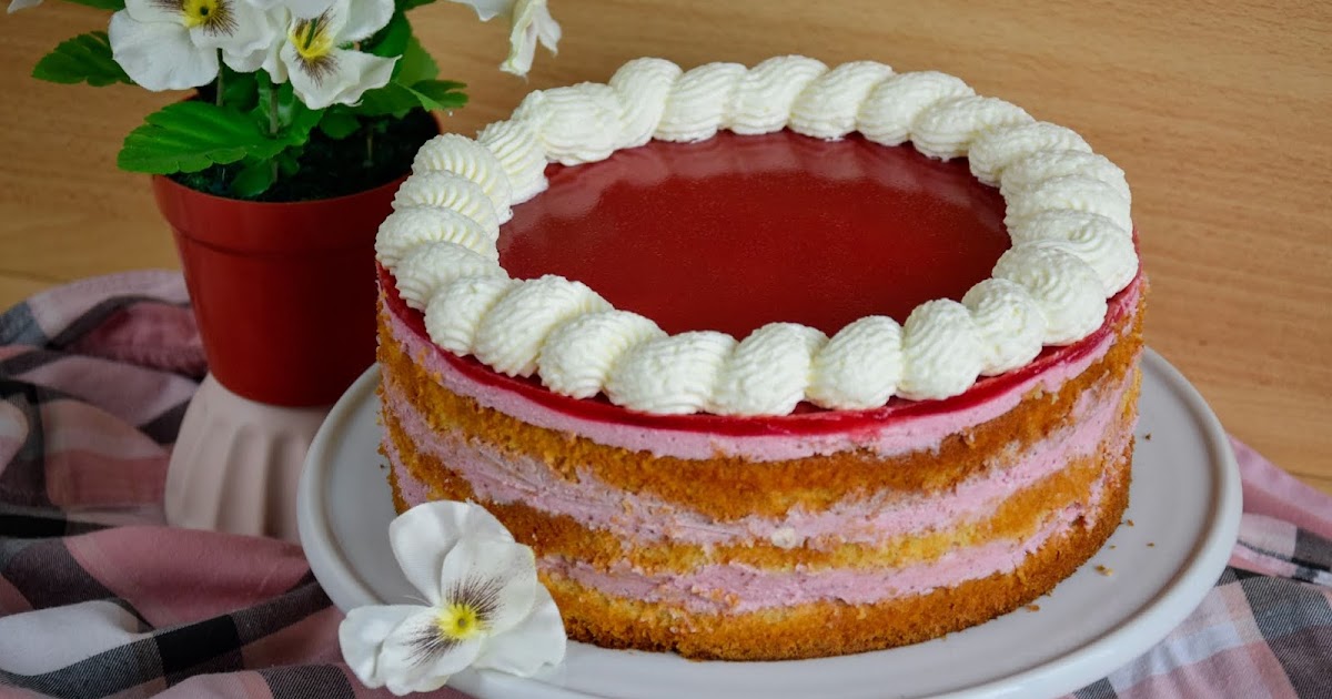 kiras_bakery: Erdbeer Pfirsich Torte/ Muttertagstorte