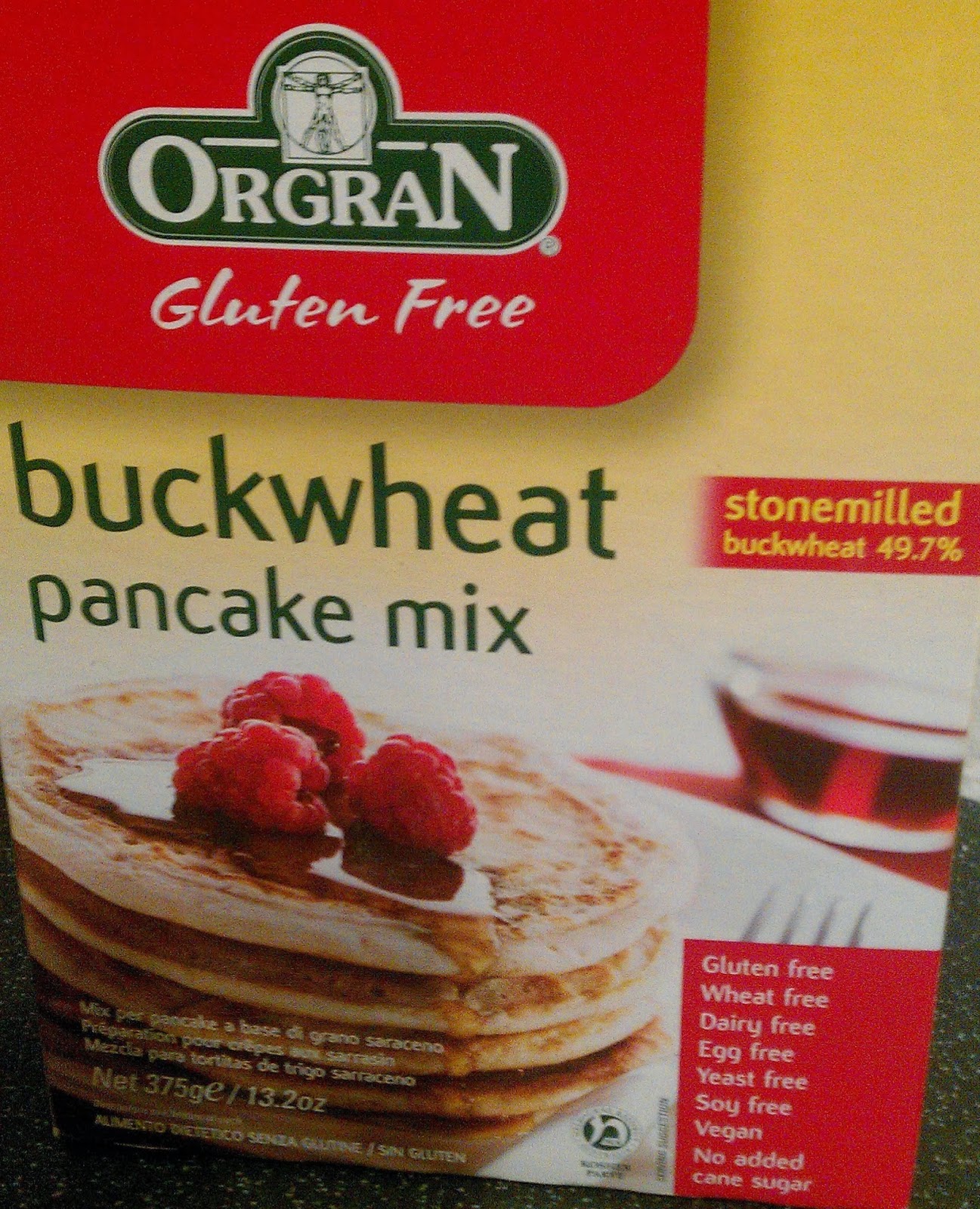 Flourless in London Orgran buckwheat mix