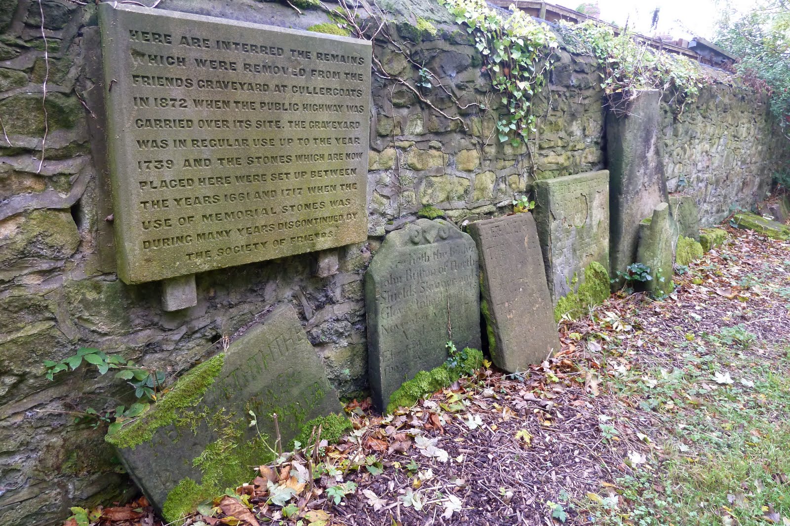 The Old Novocastrian Quaker Burials at Cullercoats