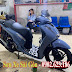 Sơn xe SH 150i màu xám xanh cực đẹp