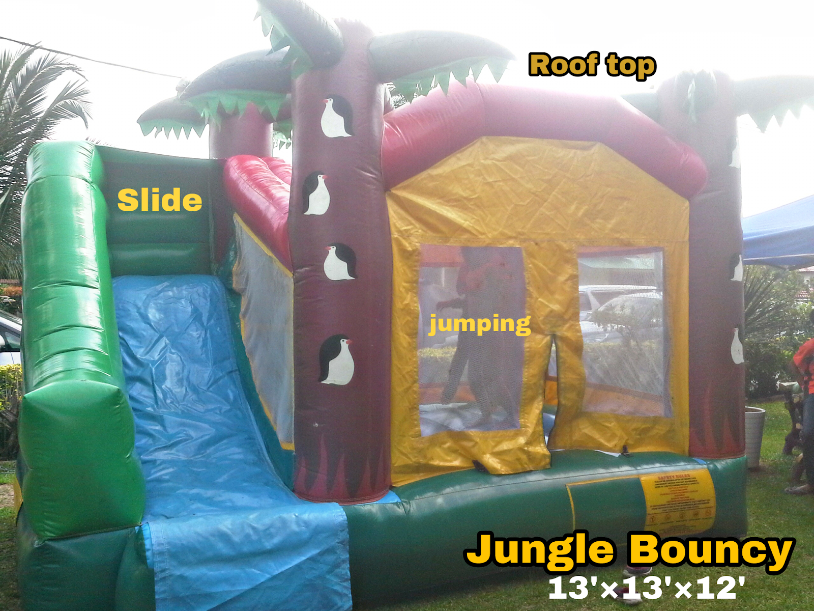 Inflatables bouncing castle Malaysia Rental: Pakej Familyday 50/70PAX
