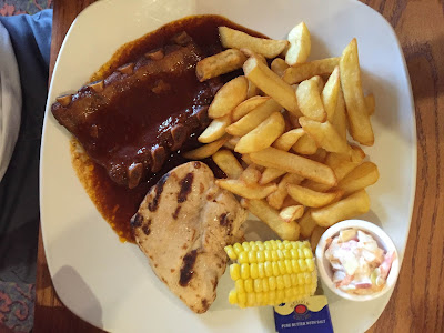 The Riverside Cheshire barbecue ribs and chicken