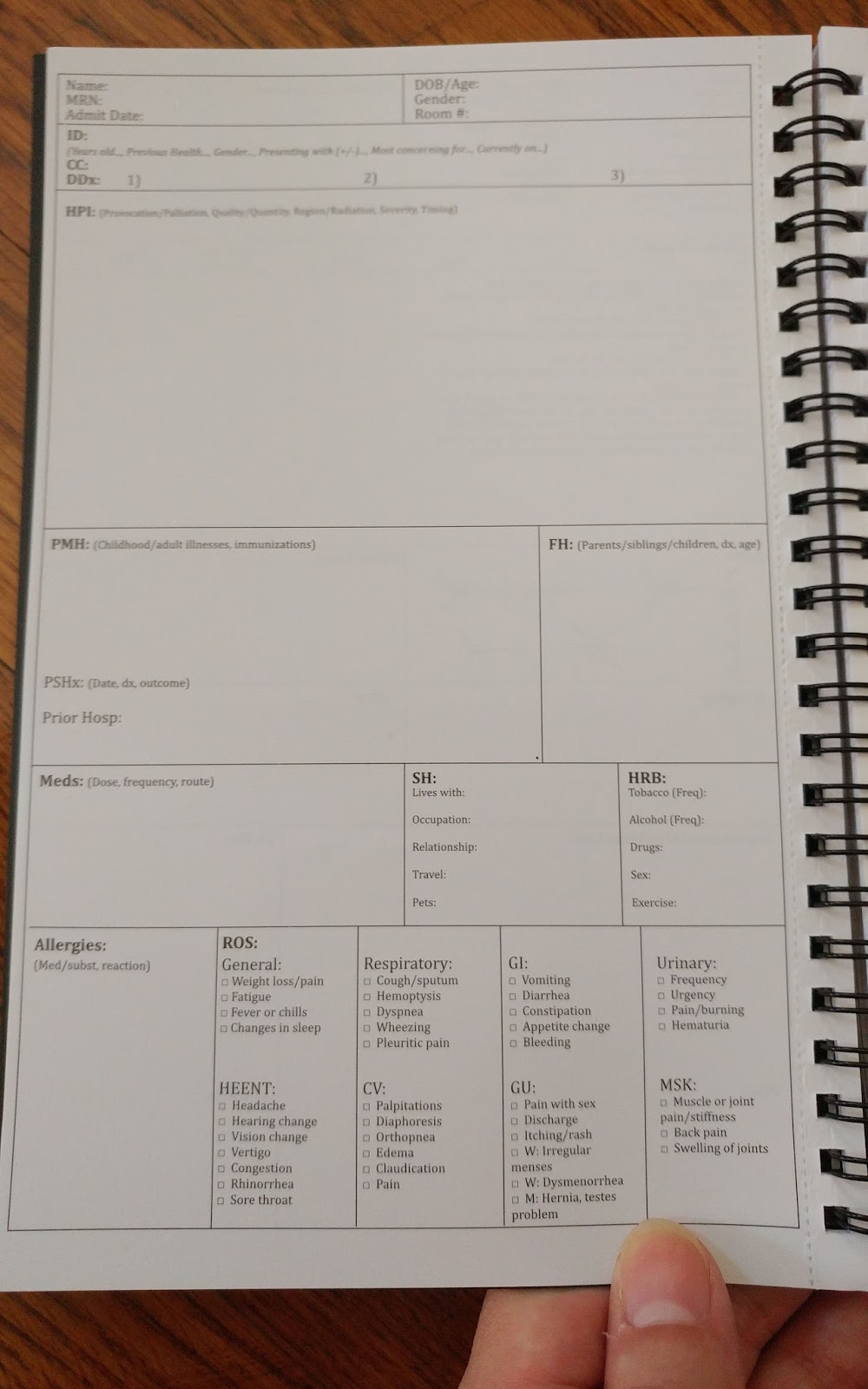 The Roving Reviewer History and Physical Notebook Review