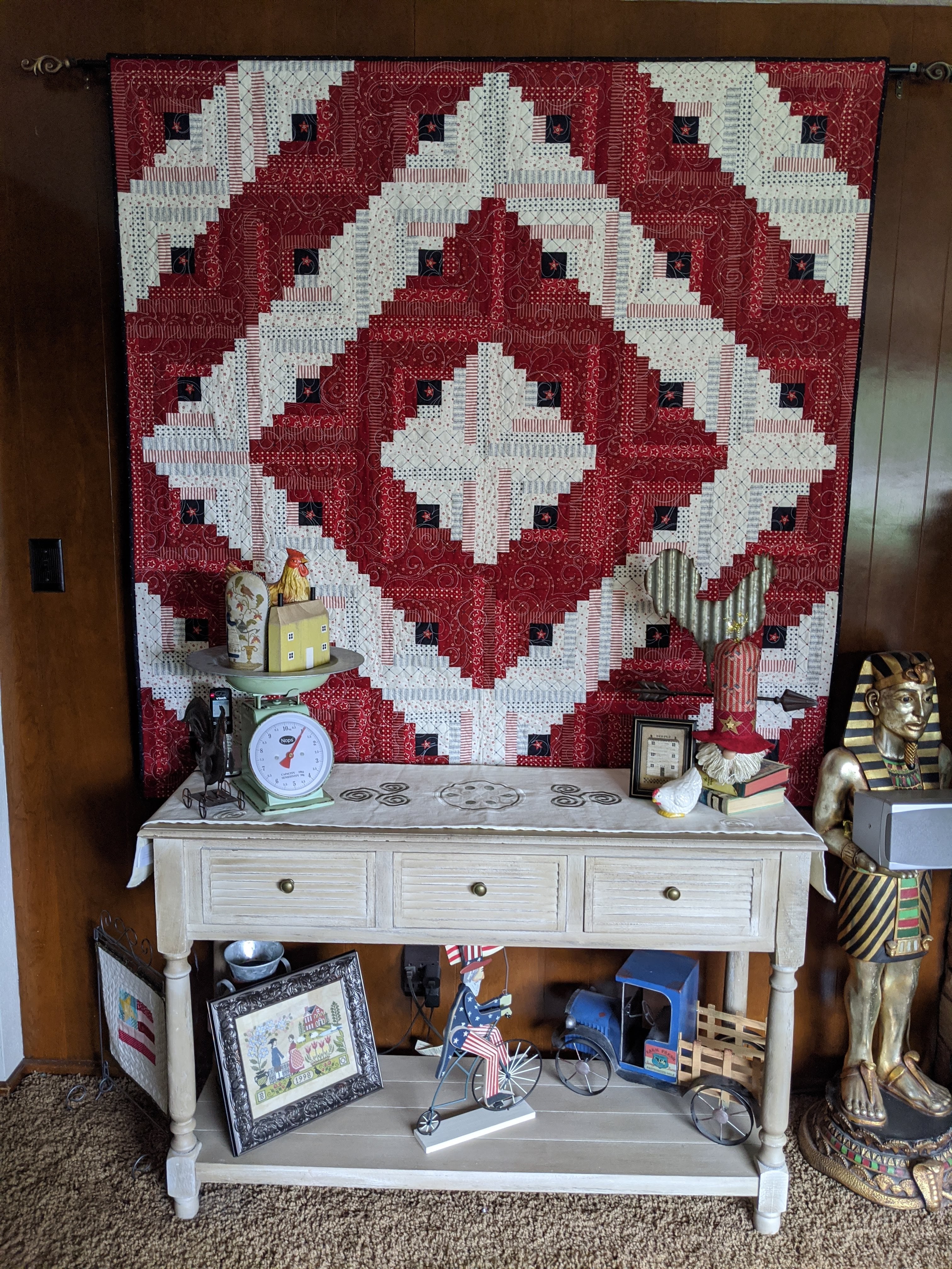 Pumpkin Hollow Quilting Constitution Quilt Finish