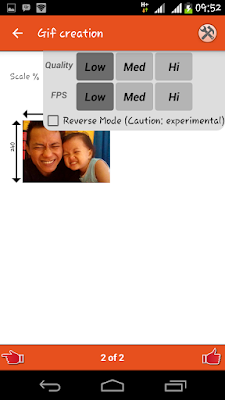 cara membuat animasi foto profil bbm android