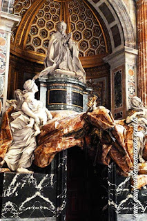 Cinco obras de arte da Basílica de São Pedro tumulo alexandre VII basilica sao pedro roma - Cinco obras de arte da Basílica de São Pedro