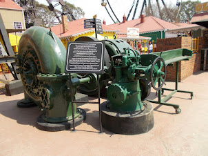 "Gold Reef city mine Tour":-  The pumps used  to pump water from the mines.