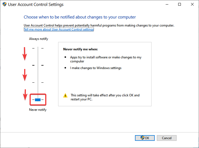 Impossibile impostare la priorità del processo in Task Manager