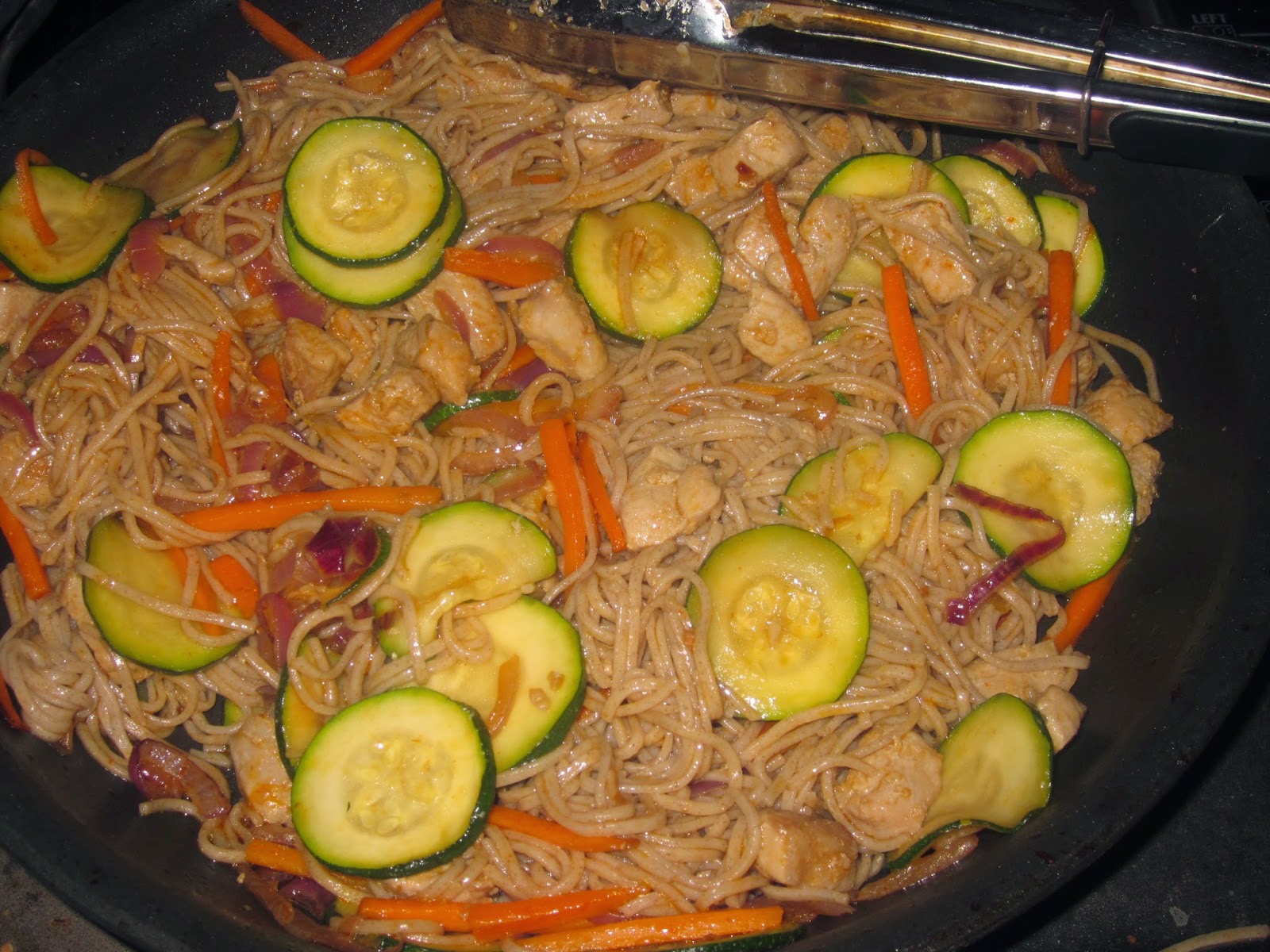 The Magic Meal Fairy: Pork and Noodles with Zucchini and Carrots