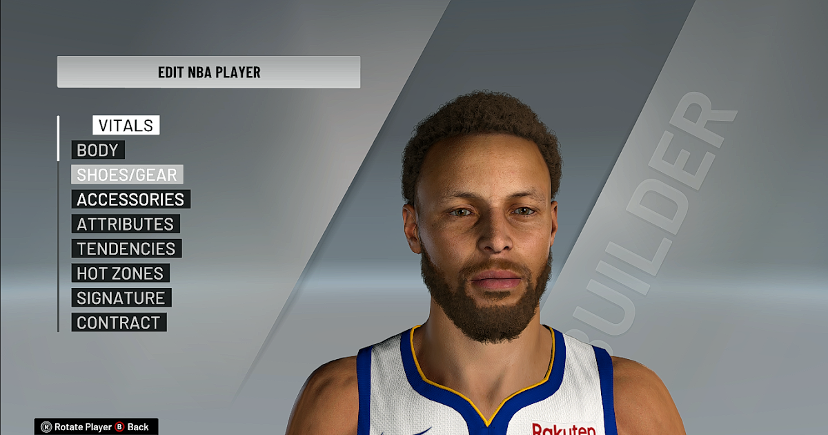 Stephen Curry Cyberface Latest FaceScan