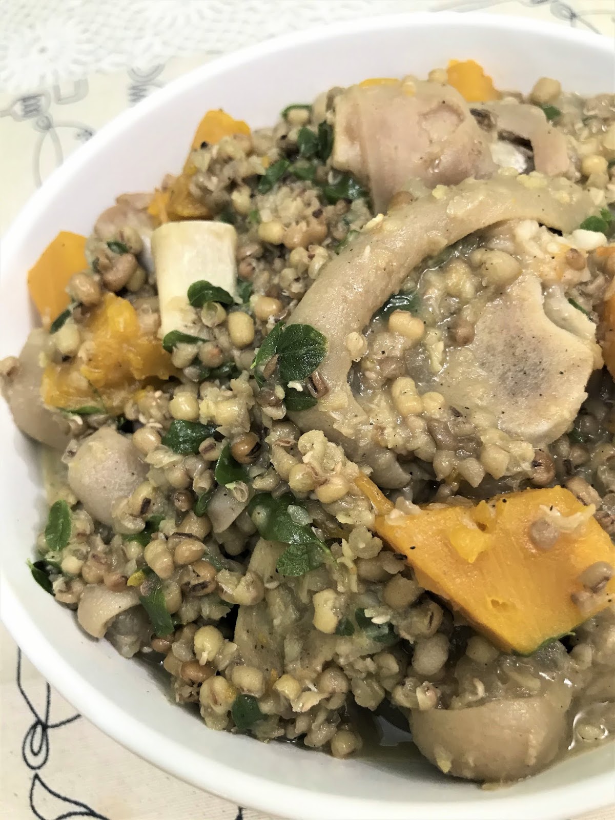 Mung Beans with Pork Leg
