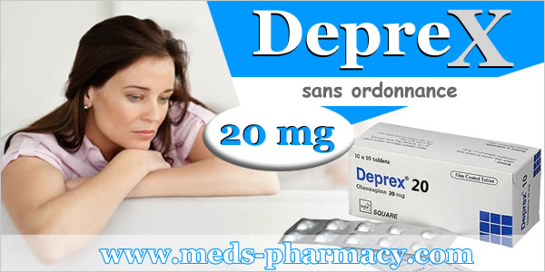Deprex Olanzapine pour traiter les troubles d'anxieté. Sans ordonnance sur www.meds-pharmacy.com