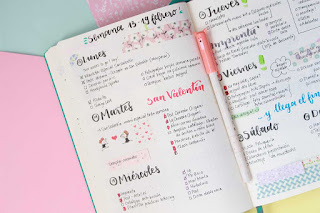 Resultado de imagem para bullet journal semana