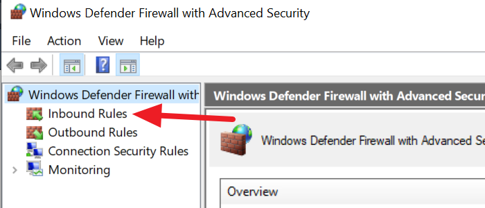 WindowsDefenderファイアウォールの高度なセキュリティ