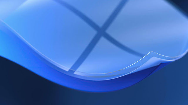 Windows 11 desktop wallpaper dark blue