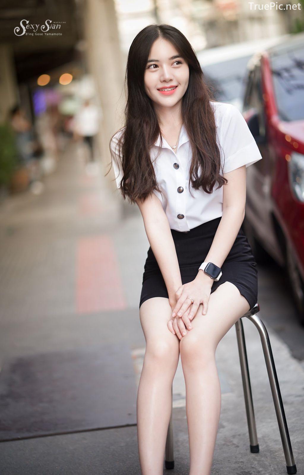 Thailand beautiful girl - Chonticha Chalimewong - Thai Girl Student uniform - TruePic.net - Picture 3