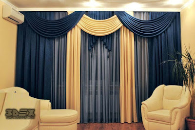 modern living room blue curtains designs ideas colors styles for hall 2019 