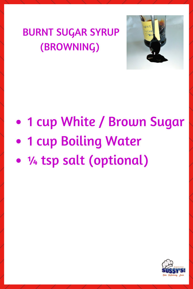 How to make Burnt Sugar Syrup