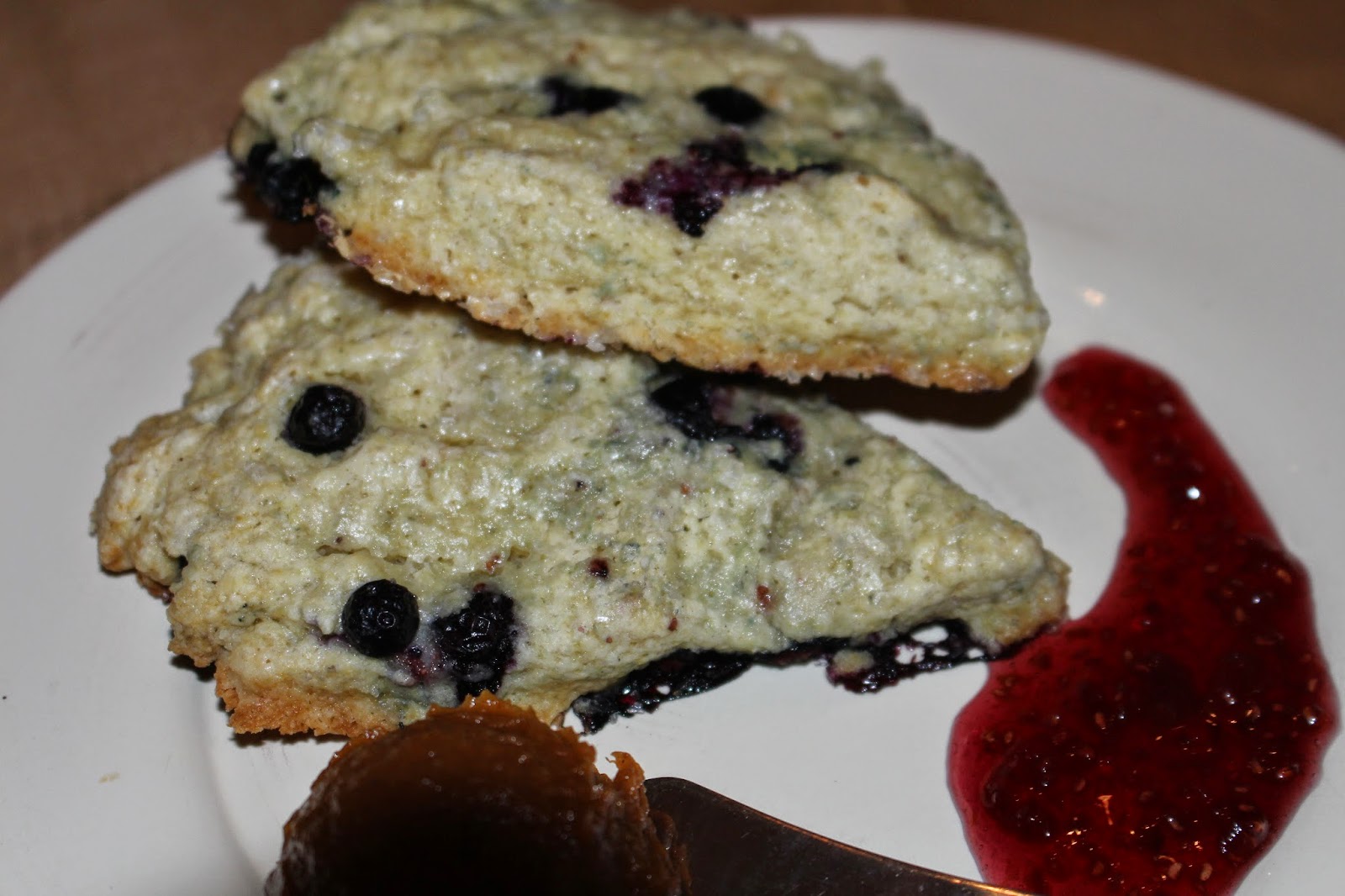 Winged Musings Blueberry Sour Cream Scones