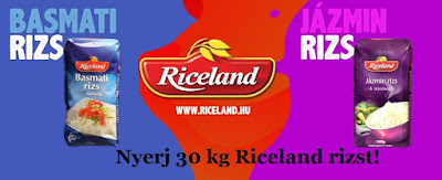 Nyerj 30 kg Riceland rizst!