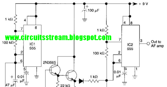 Simple Siren Alarm Wiring diagram Schematic | DIY