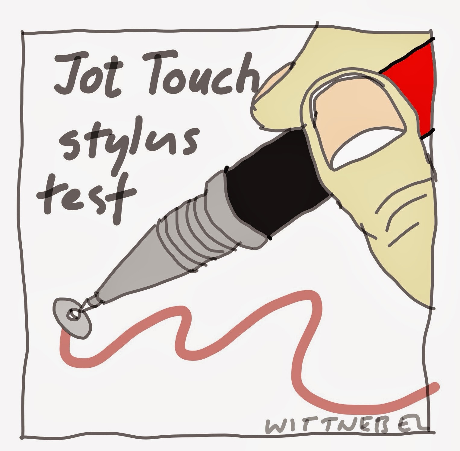 drawing (on) the world Jot Touch pen test, Create!