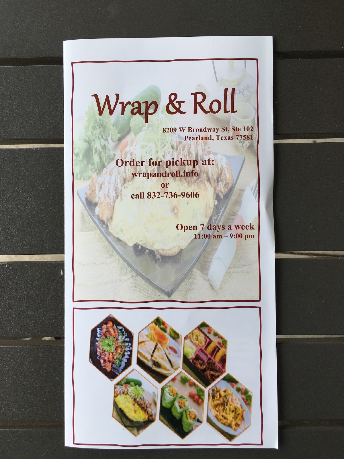 Houston Food Explorers Wrap & Roll Fusion Asian Food in Pearland