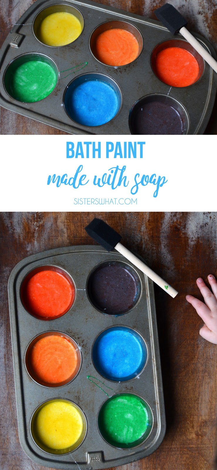 perfect for rainy days or summer break and it's made with soap so easy