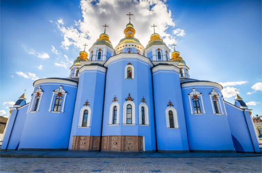 Златоверхий Михайловский монастырь до революции
