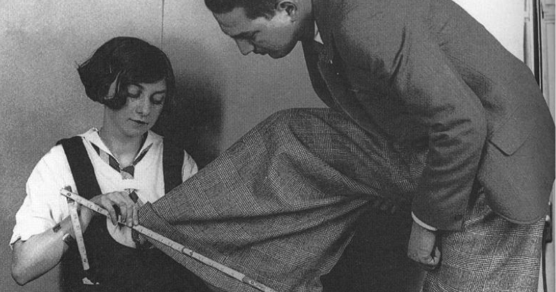 Vintage Photography Oxford Bags Trousers C 1920