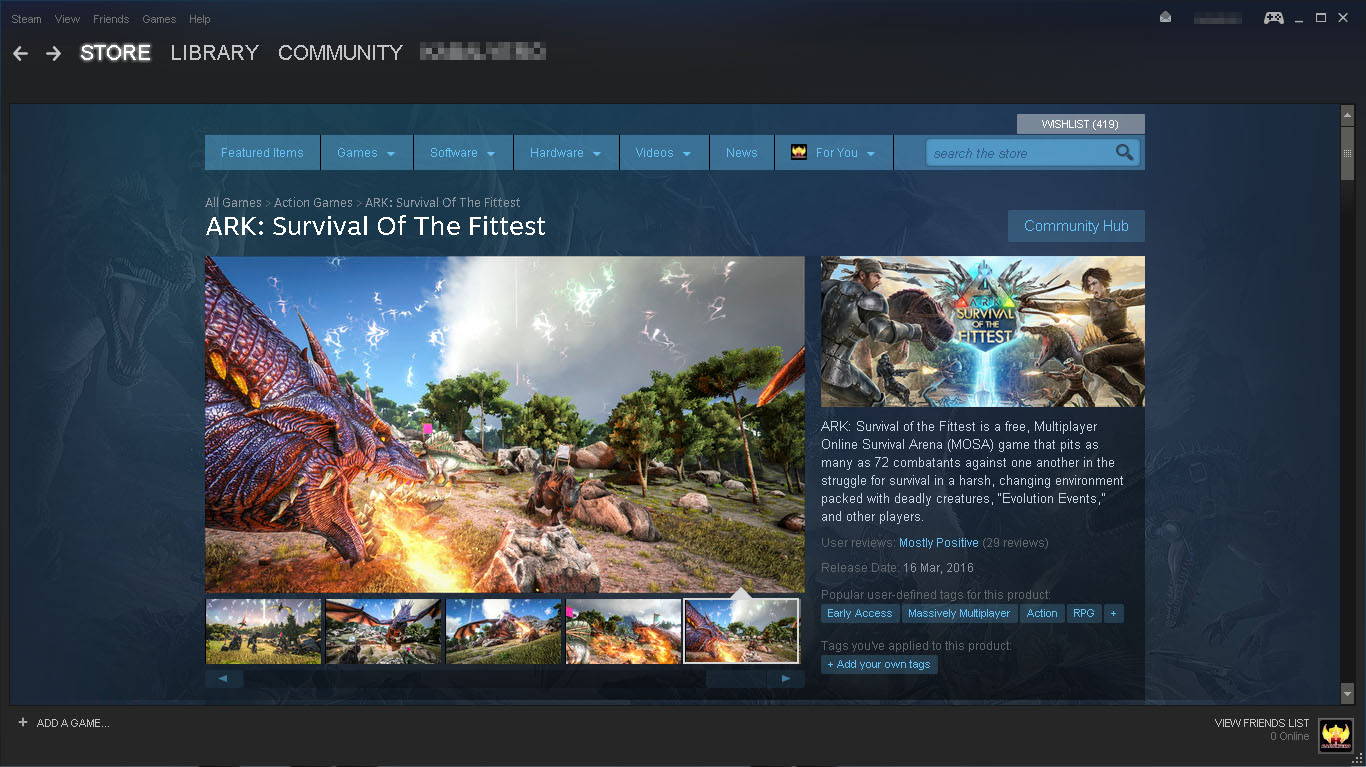 download ark survival of the fittest for free