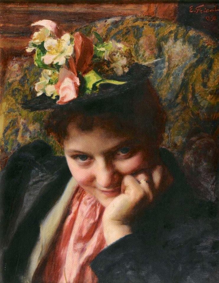 Paintings by Émile Friant