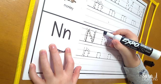 Letter N Activities that would be perfect for preschool or kindergarten. Art, fine motor, literacy, sensory and alphabet practice all rolled into Letter N fun.