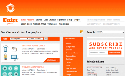Portal vectorial Los mejores recursos gratuitos para descargar archivos vectoriales, iconos y PSD