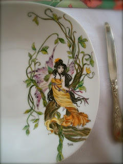 PLATE, FAIRY, HAND PAINTINGS, table decorations ideas