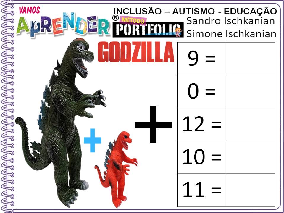 INCLUSÃO - AUTISMO E EDUCAÇÃO SIMONE HELEN DRUMOND: MATEMÁTICA GODZILLA