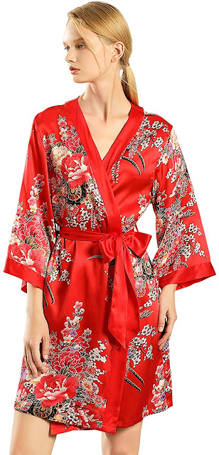 Good Quality Short Silk Robes For Women