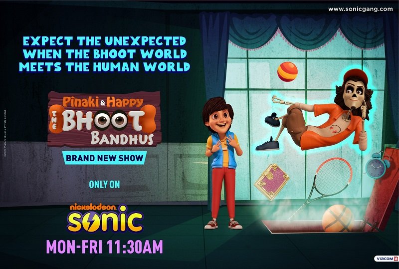 NickALive!: Nickelodeon India to Premiere 'Pinaki & Happy: Bhoot Bandhus'  on Sonic on Monday 9th November 2020