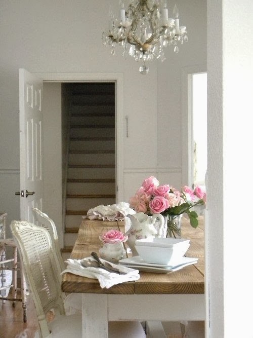Diez imágenes de comedores con estilo shabby chic