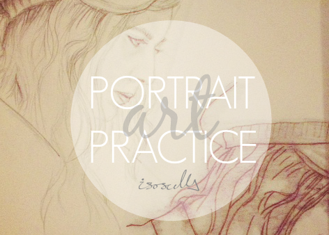 Art portrait practice lady sketch header