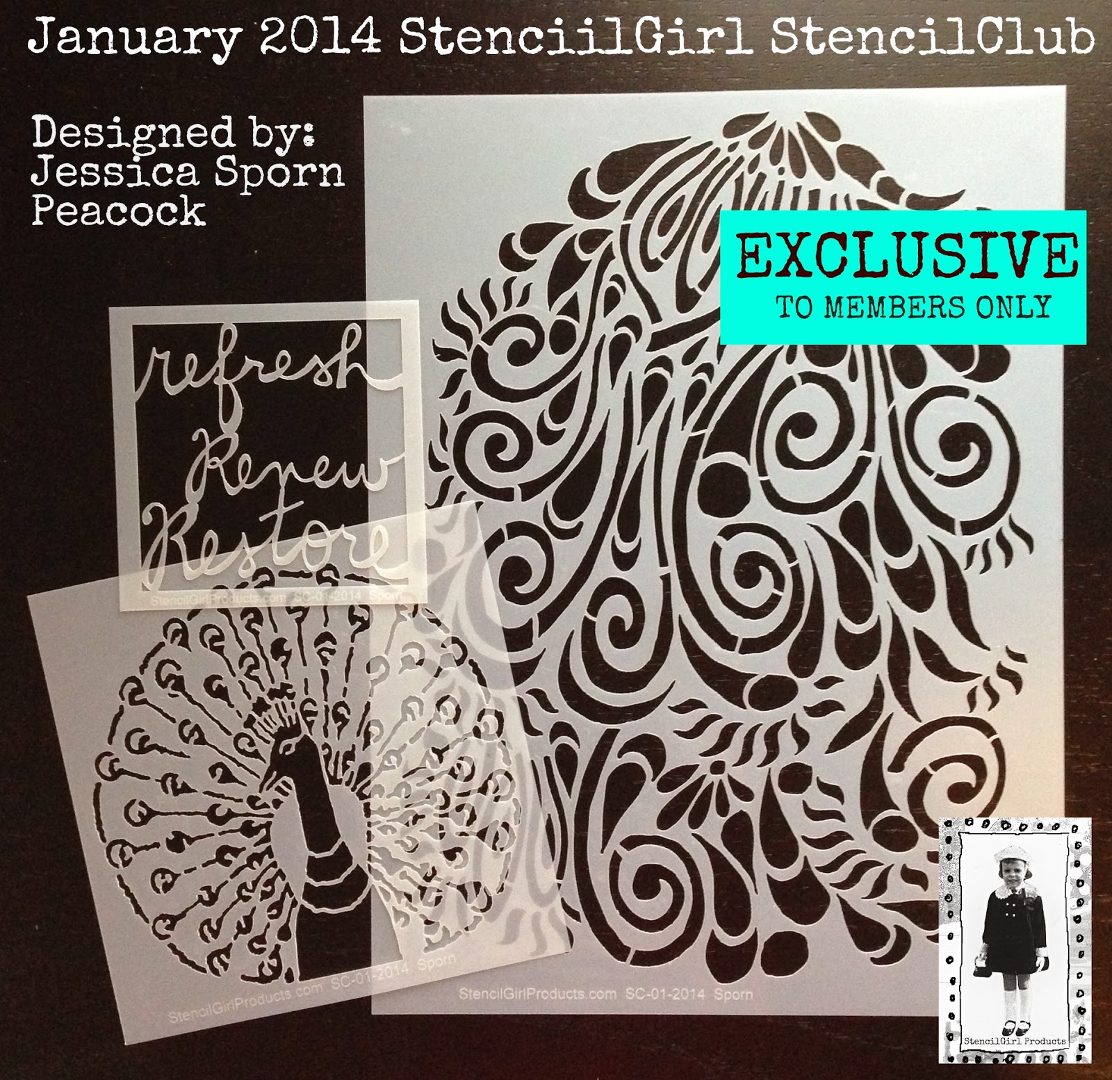 StencilGirl Talk StencilGirl January 2014 Reveal