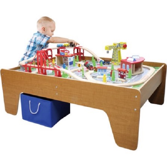 100-Piece Wooden Train Set Thomas and Friends Small Table Toys Kid ... 100-Piece Wooden Train Set Thomas and Friends Small Table Toys Kid ...