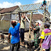 Koramil 0824/22 Balung Bersama Polsek, Bantu bangun Rumah Warga Melalui Bakti TNI