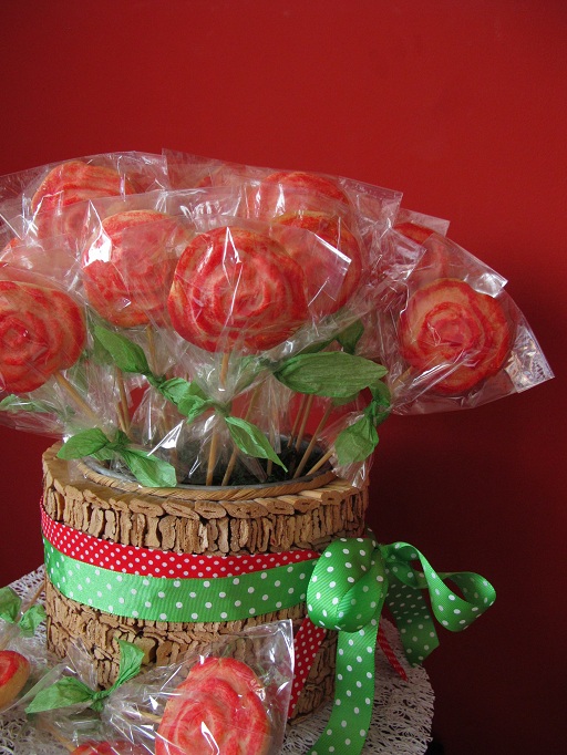 Puckycakes Rosas de Galleta para el