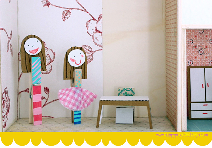 DIY muñecas con pinzas de la ropa