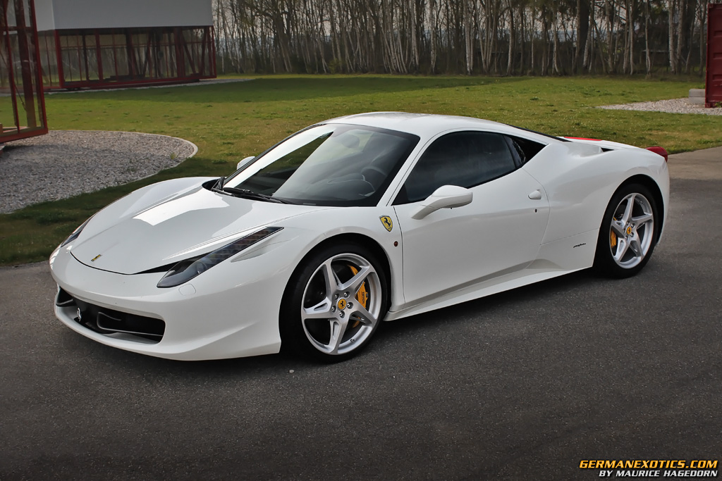 Top Cars Zone Ferrari 458 Italia White Pictures And Wallpapers