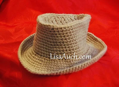 Baby cowboy crochet Hat Pattern-free crochet pattern-cowboy hat