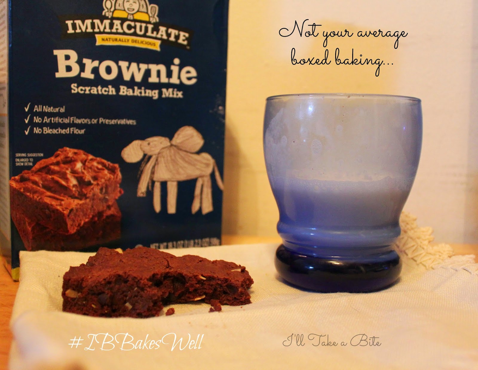 I'll take a bite Immaculate Baking Double chocolate brownies with