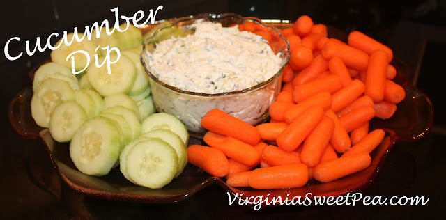 Cucumber dip - A wonderful dip to serve with vegetables. #dip #diprecipe #cucumberdip #cucumber